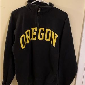 JANSPORT univ of oregon quarter zip (go ducks!)